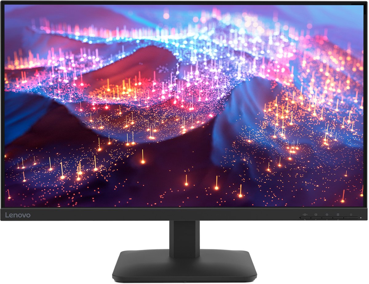 Lenovo l27 4e monitor 6 orig - Lenovo L27-4E 27" Monitor (zwart)