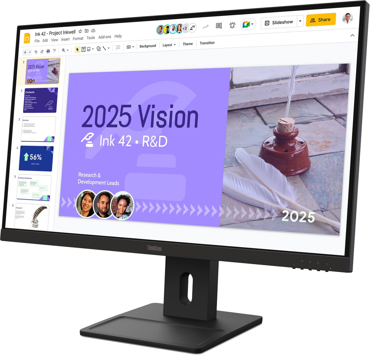 Lenovo thinkvision e27q 40 monitor 10824869 5 orig - Lenovo Thinkvision E27Q-40 27" Monitor (zwart)