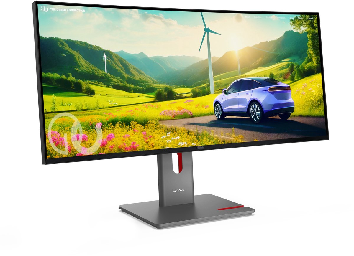 Lenovo thinkvision p34wd 40 34 uwqhd 7 orig - Lenovo ThinkVision P34WD-40 UWQHD USB-C 34" Monitor (Eclipse Black)
