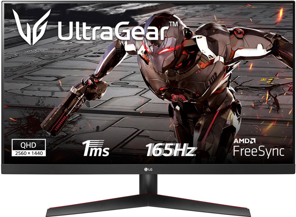 LG Lg 32Gn600-B 80 Cm (31.5") 2560 X 1440 Pixels 2K Ultra Hd Zwart, Rood