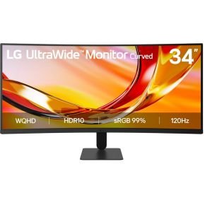 LG Lg Ultrawide 34U601B-B - Wqhd Va Monitor - 1800R Cruved - 120Hz - 34 Inch