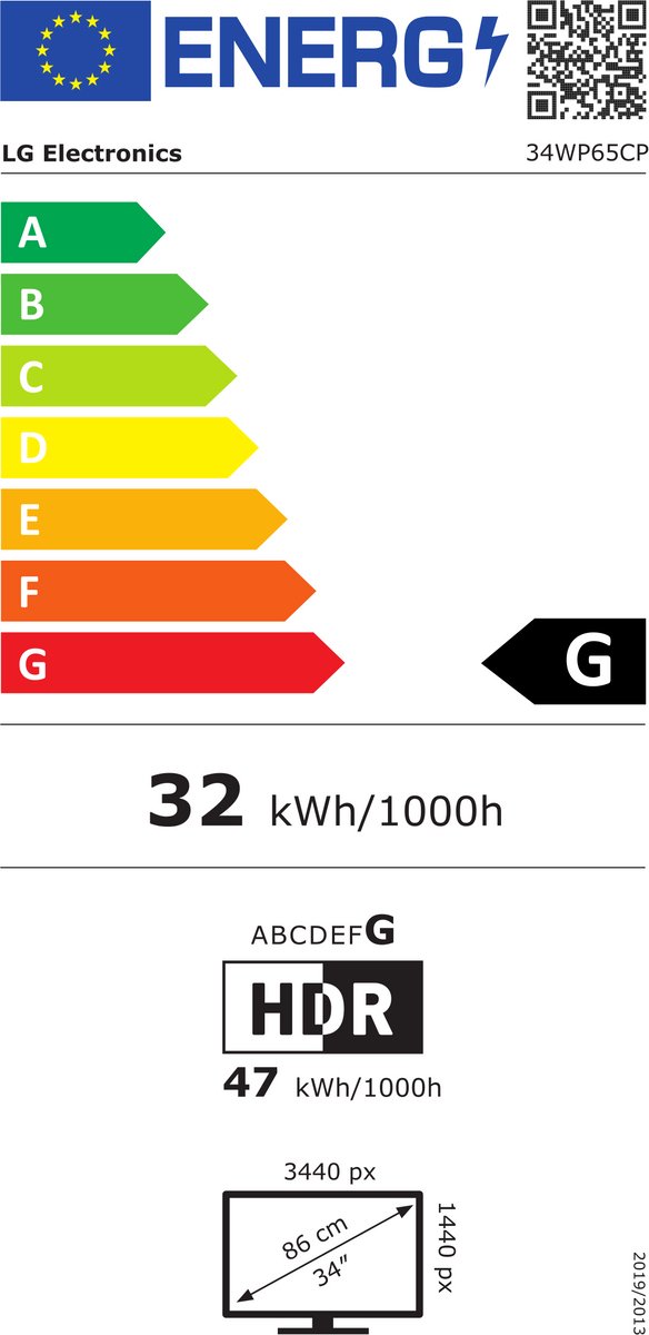Lg 34wp65c b 34 uwqhd tipo panel 7 orig - LG 34WP65C-B 34" Monitor (zwart)