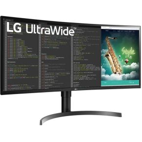 35WN75CP-B Wide Quad 35" Monitor (Black) - afbeelding 3