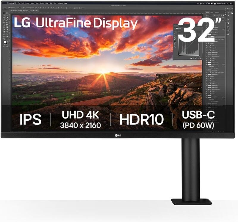 Lg ergo 32un880k 4k ips monitor u - LG UltraFine 32UN880K Ultra Ergo 31.5" Monitor (Black)