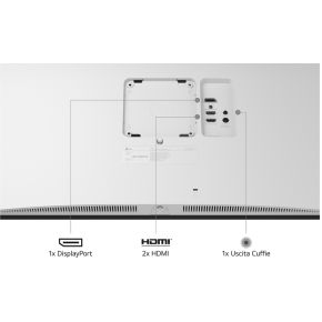 Ultrafine 27US550-W Ultra 27" Monitor (White) - afbeelding 6