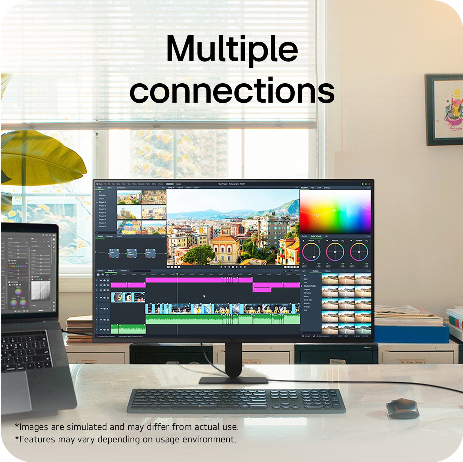 Lg ultrafine 32u701b b 4k uhd va 9 orig - LG Ultrafine 32U701B-B 4K UHD VA 31.5" Monitor (zwart)