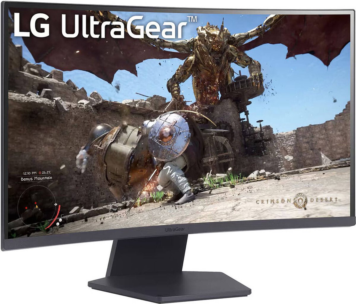 Lg Ultragear 27Gs60Qc-B - Qhd Curved Gaming Monitor - 180Hz - 27 Inch - afbeelding 4