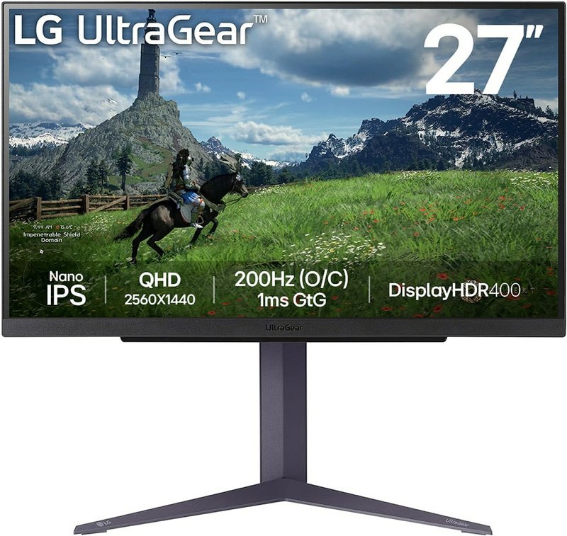 Lg ultragear 27gs85q b 27 monitor - LG Ultragear 27Gs85Q-B Nano - 27" Monitor (Black)