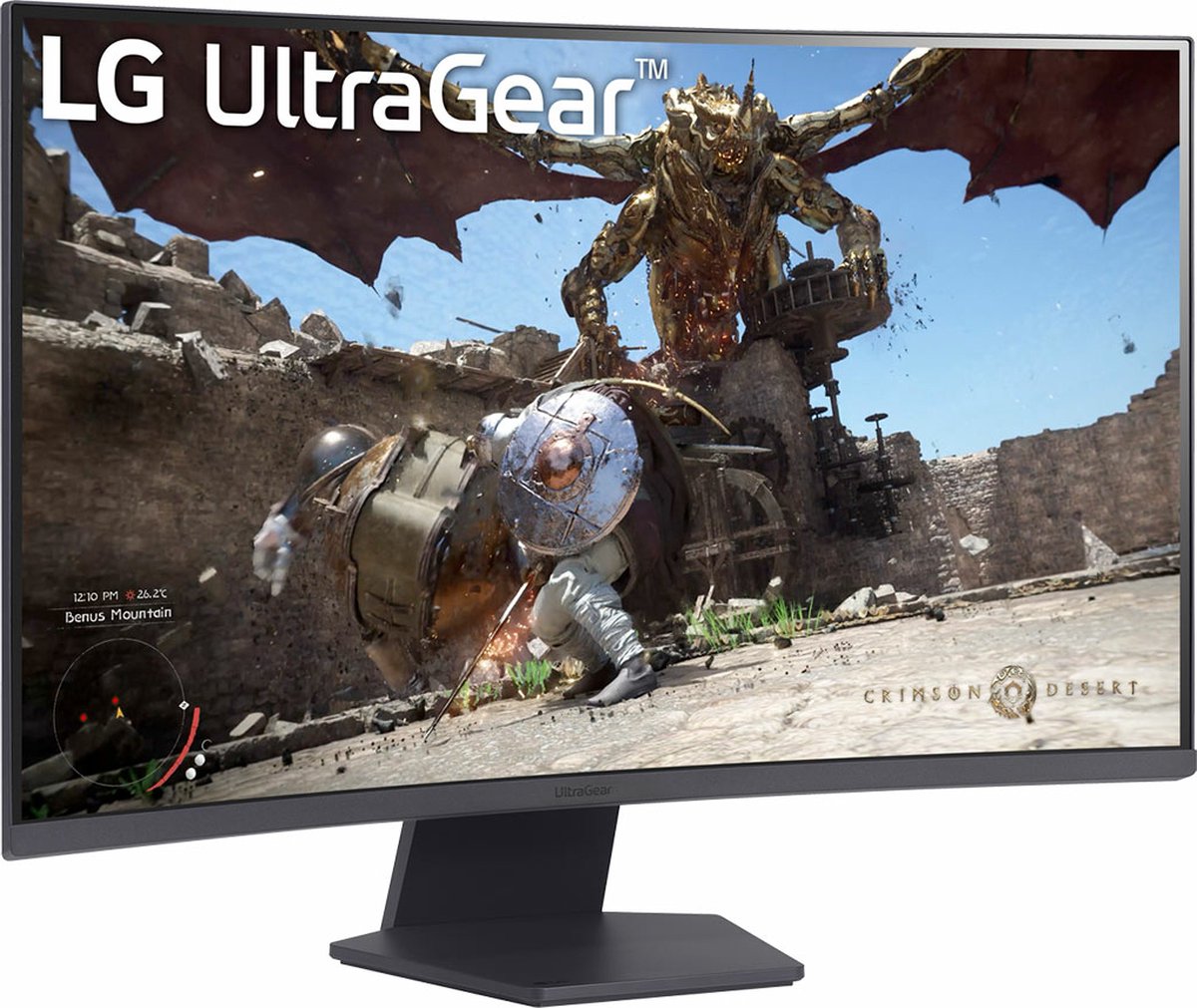 Lg Ultragear 32Gs60Qc-B - Qhd Curved Gaming Monitor - 180Hz - 1 Ms - 32 Inch - afbeelding 4