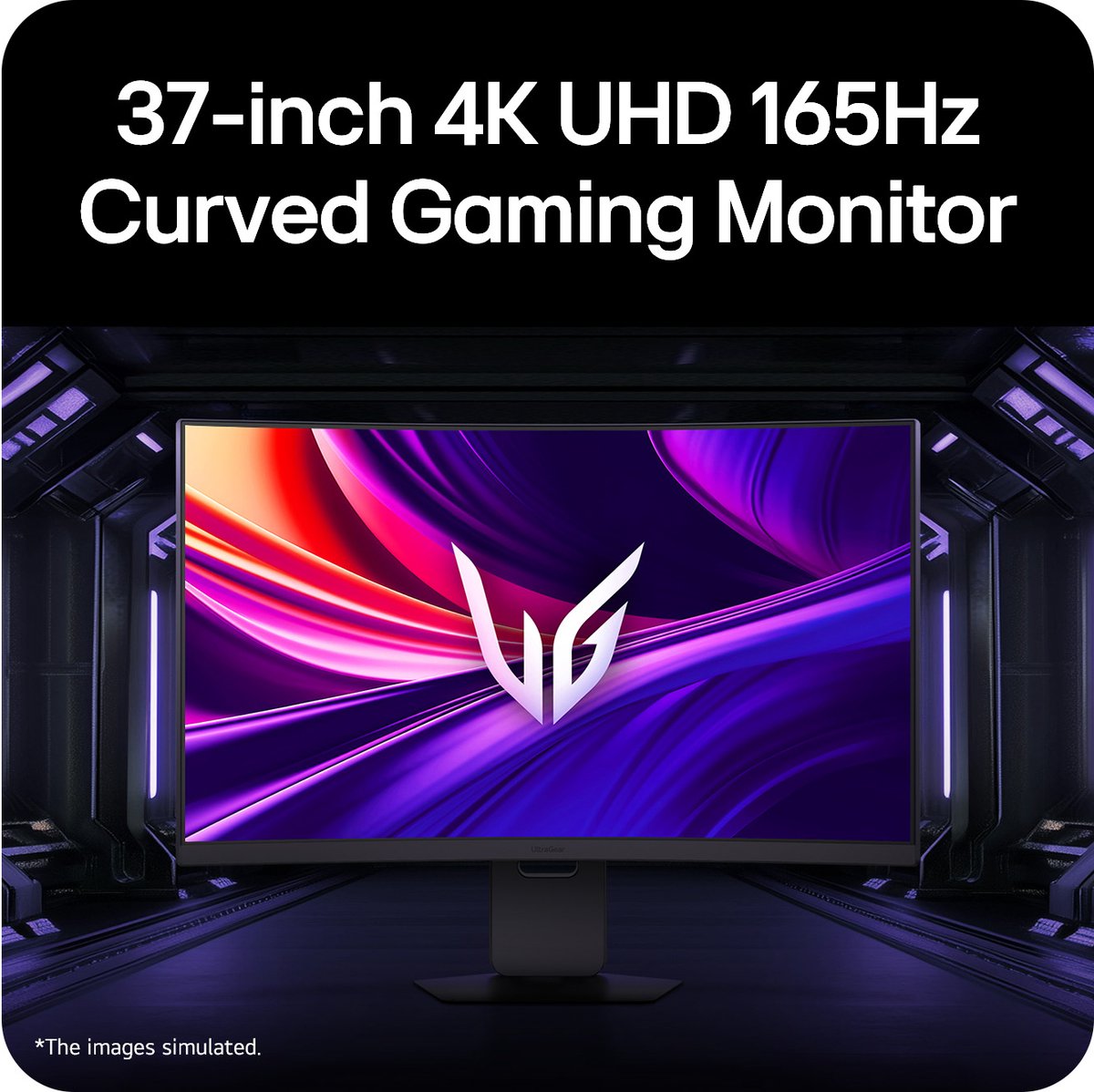 Lg Ultragear 37G800A-B - 4K Uhd - Curved Gaming Monitor - 165Hz - Va - Usb-C - afbeelding 6