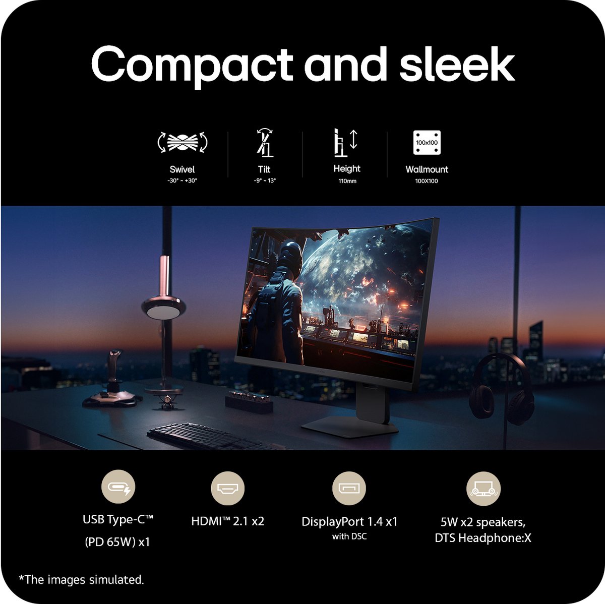 Lg Ultragear 37G800A-B - 4K Uhd - Curved Gaming Monitor - 165Hz - Va - Usb-C - afbeelding 7