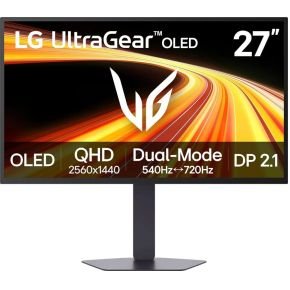 LG Lg Utragear 27Gx790B-B - Qhd Oled Gaming Monitor - Dual-Mode 540Hz <-> 720Hz - 27 Inch