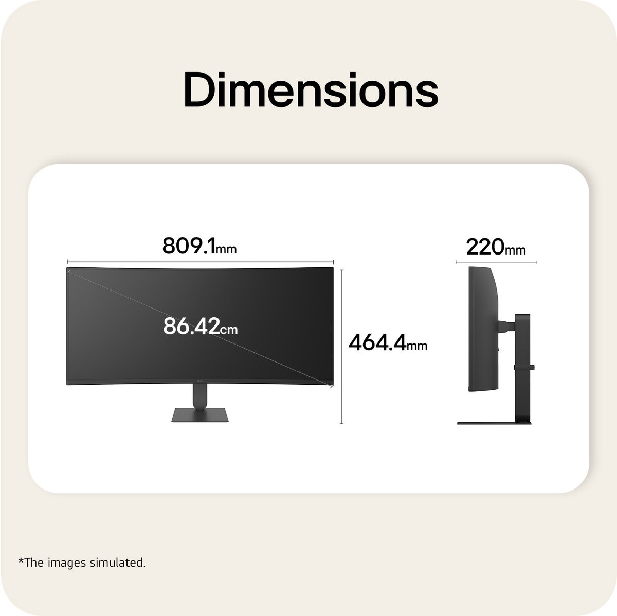 Lg ultrawide 34u64xb b wqhd va cu 8 orig - LG Ultrawide 34U64Xb-B 34" Monitor (zwart)