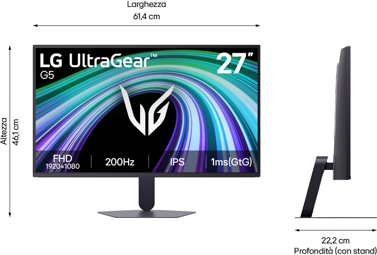 Lg utragear 27g523b b fhd ips mon 3 orig - LG 27G523B-B 27" Monitor (Black)