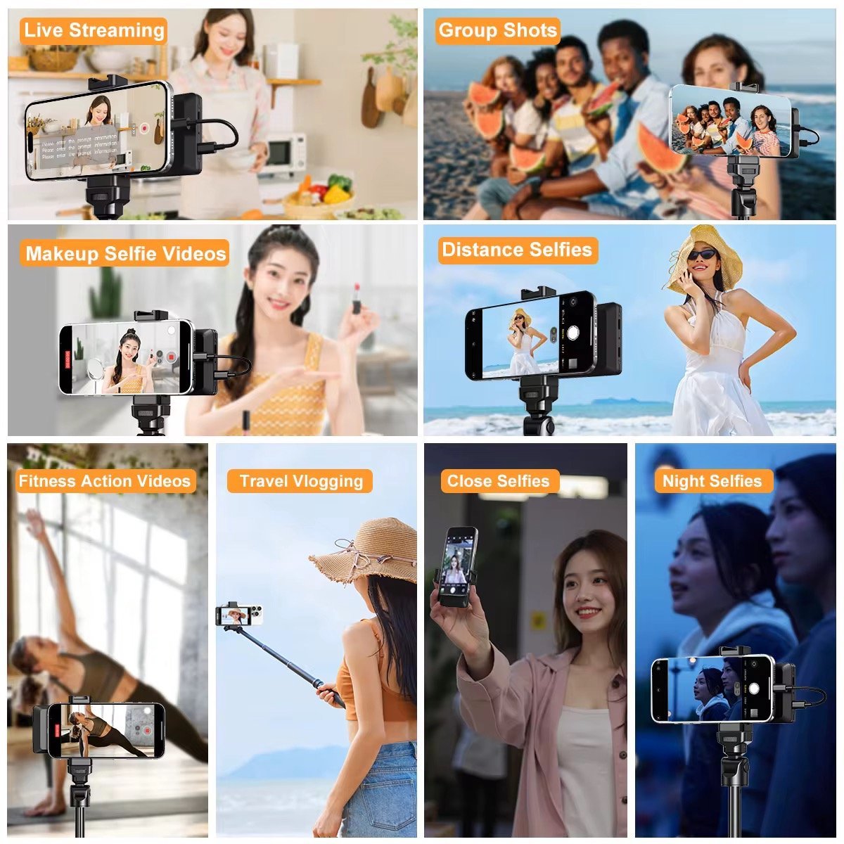 Magnetische Magnetische Selfie Vlog Monitor- Live Content Creation Ugc – Extern Scherm Voor Achtercamera 4K– Livestream & Content Creation Ugc