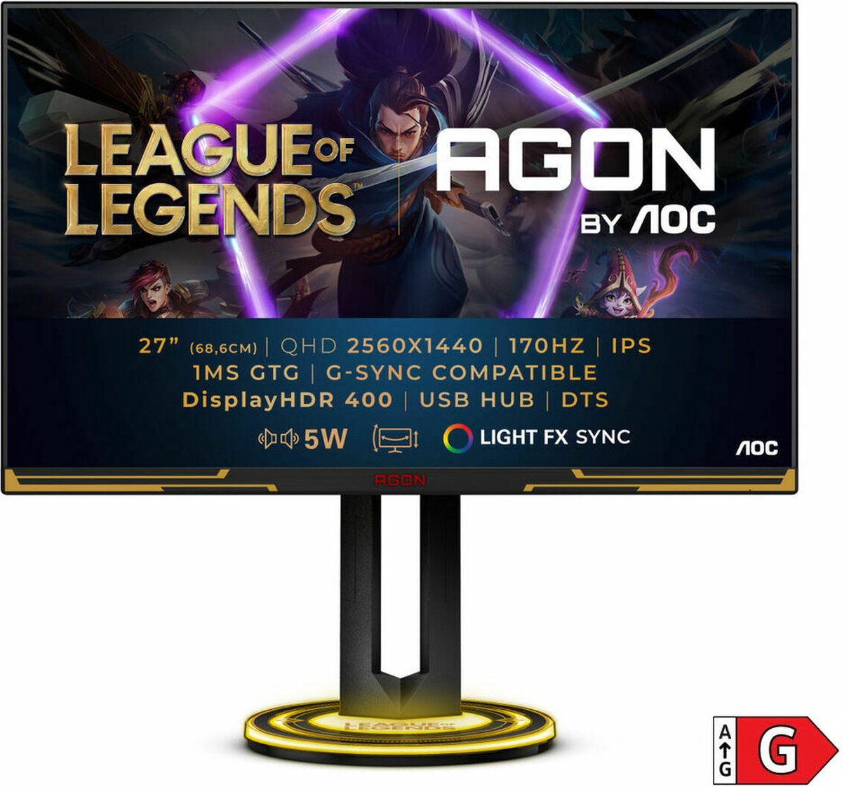 Monitor Aoc Ag275Qxl 27" - afbeelding 3