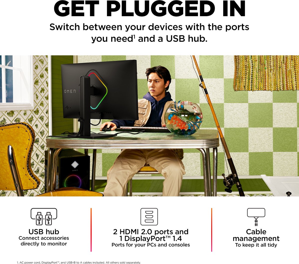 Monitor Hp Omen 27Qs 27" 240 Hz Quad Hd - afbeelding 7