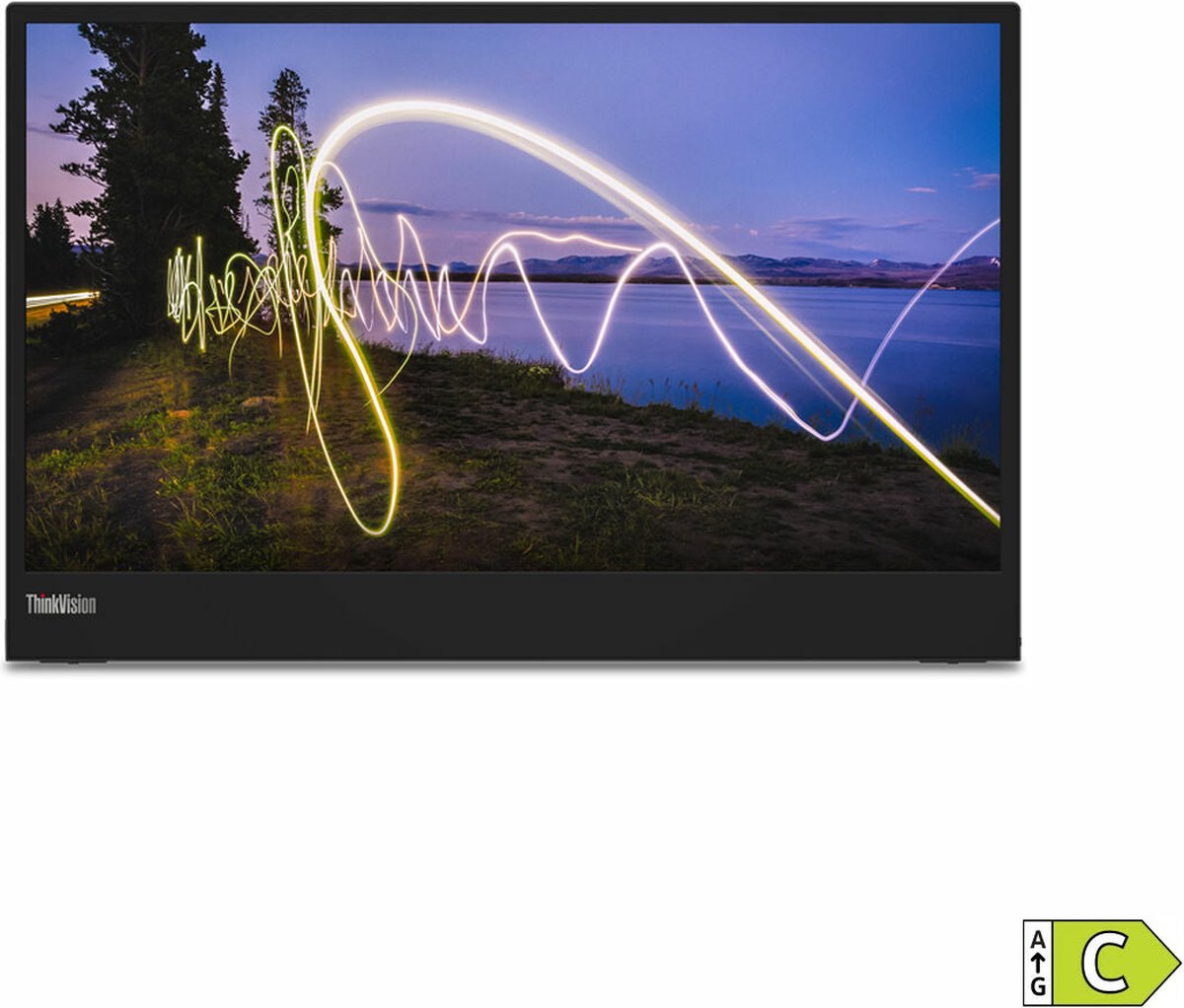Monitor lenovo thinkvision m15 15 6 4 orig - Lenovo ThinkVision M15 15,6 inch Full HD IPS Monitor (Raven Black)