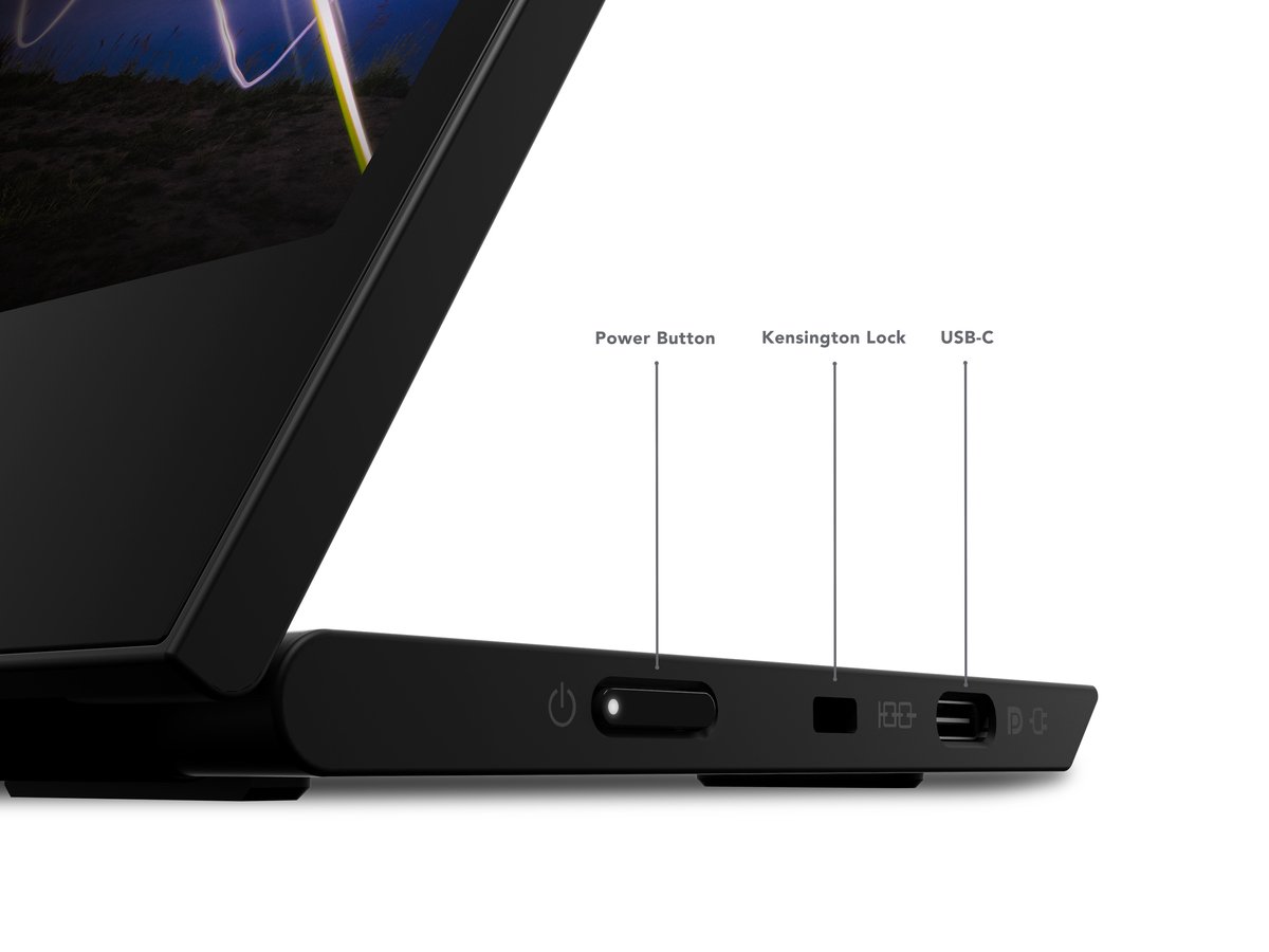 Monitor lenovo thinkvision m15 15 6 5 orig - Lenovo ThinkVision M15 15,6 inch Full HD IPS Monitor (Raven Black)