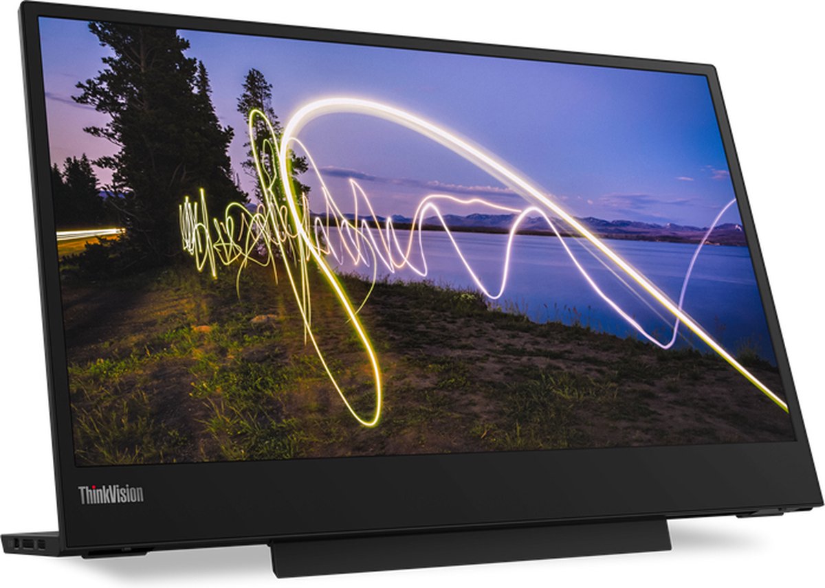 Monitor lenovo thinkvision m15 15 6 8 orig - Lenovo ThinkVision M15 15,6 inch Full HD IPS Monitor (Raven Black)