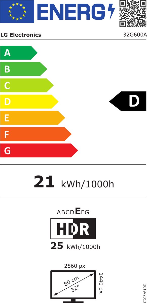 LG UltraGear 32G600A-B 31.5" Monitor (Black) - afbeelding 4