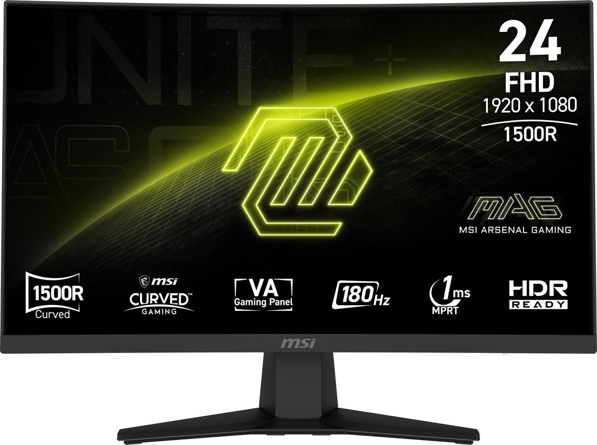 MSI MAG 244C 23.6" Monitor (Black) - afbeelding 7