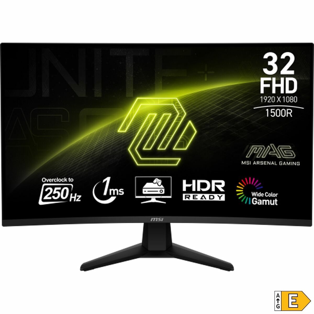 MSI MAG 32C6X 31.5" Monitor (Black) - afbeelding 9