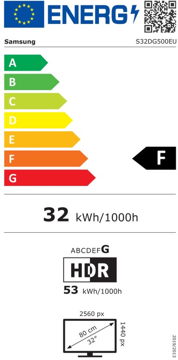 Gaming-Monitor Samsung Ls32Dg500Euxen Quad Hd 32" - afbeelding 3