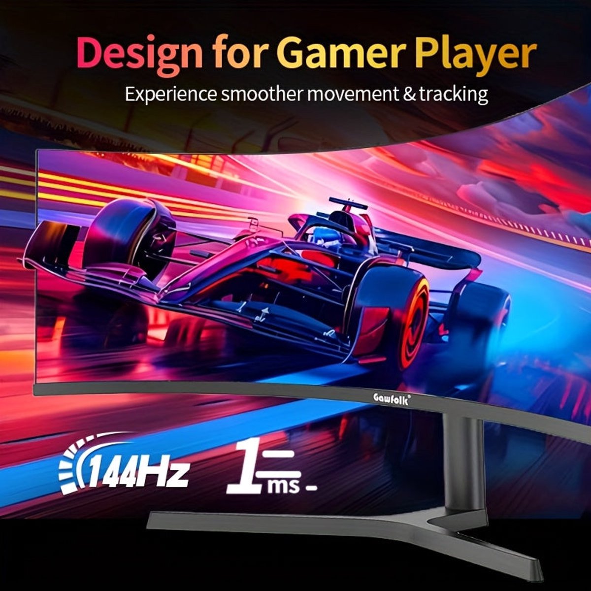 Corenia 37.5" Curved Ultrawide Gaming Monitor - afbeelding 4