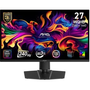 MSI Msi Mag 271Qp Qd-Oled X24 - Qhd Gaming Monitor - 240Hz - 27 Inch -