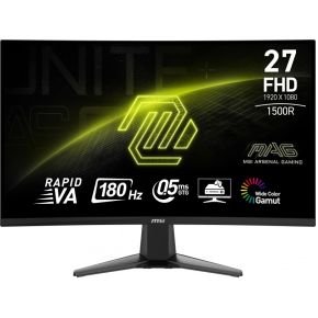 MSI Msi Mag 27C6F - Fhd Curved Gaming Monitor - 180Hz - 27 Inch