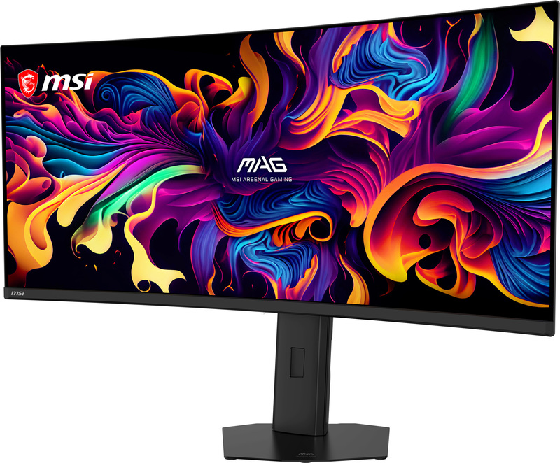 Msi mag 341cqp qd oled x28 curved 3 orig - MSI MAG 341CQP QD-OLED X28 34" Monitor (Black)