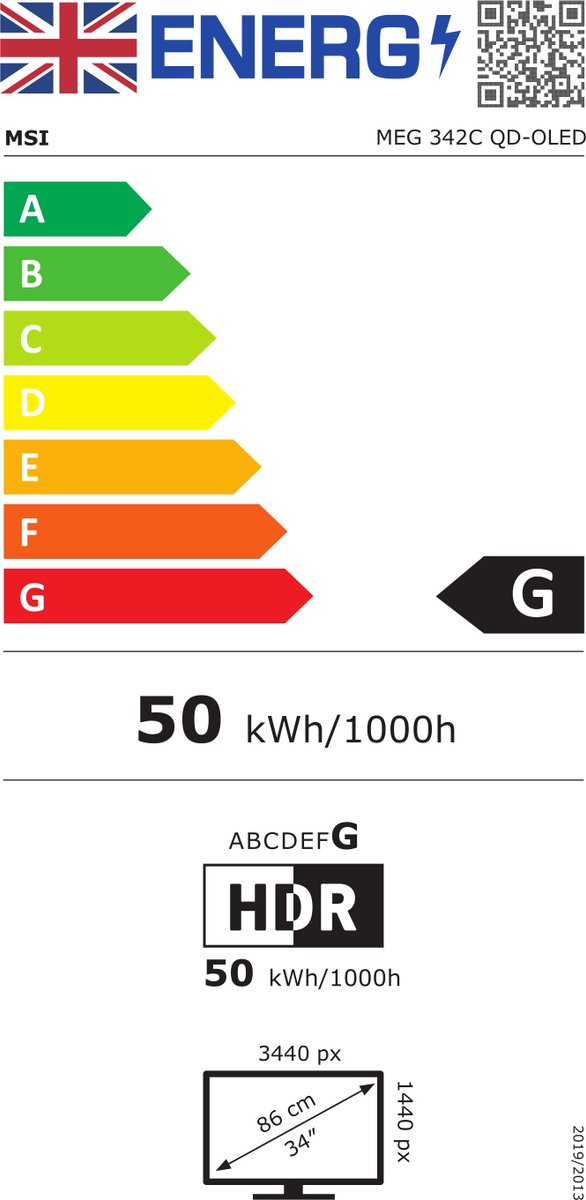 MEG 342C 34.2" Monitor (Black) - afbeelding 5