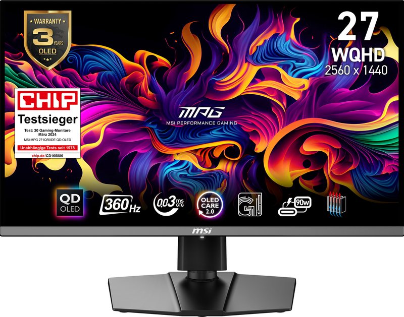 Msi mpg 271qrxde qd oled computer - MPG MSI MPG 271QRXDE 26.5" Monitor (Black)