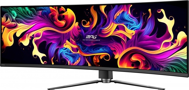 Msi mpg 491cqp qd oled 49 curved 2 orig - MSI MPG 491CQP 49" Monitor (Black)