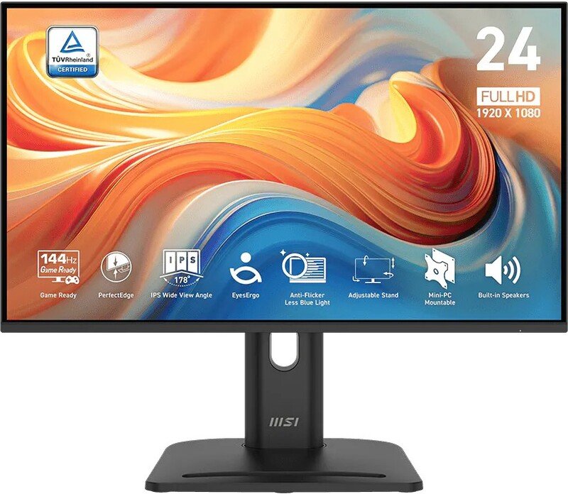 MSI Msi Pro Mp245Pgn E14 - Full Hd Monitor - 144Hz - 24 Inch - Speakers