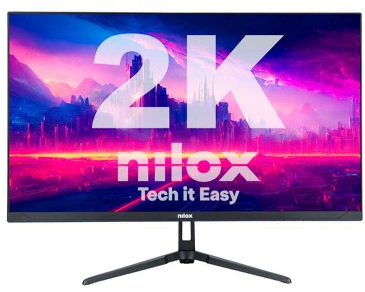 Nilox monitor 27 nxm272kd11 ips 2k 1 4 orig - Nilox NXM272KD11 27" Monitor (zwart)