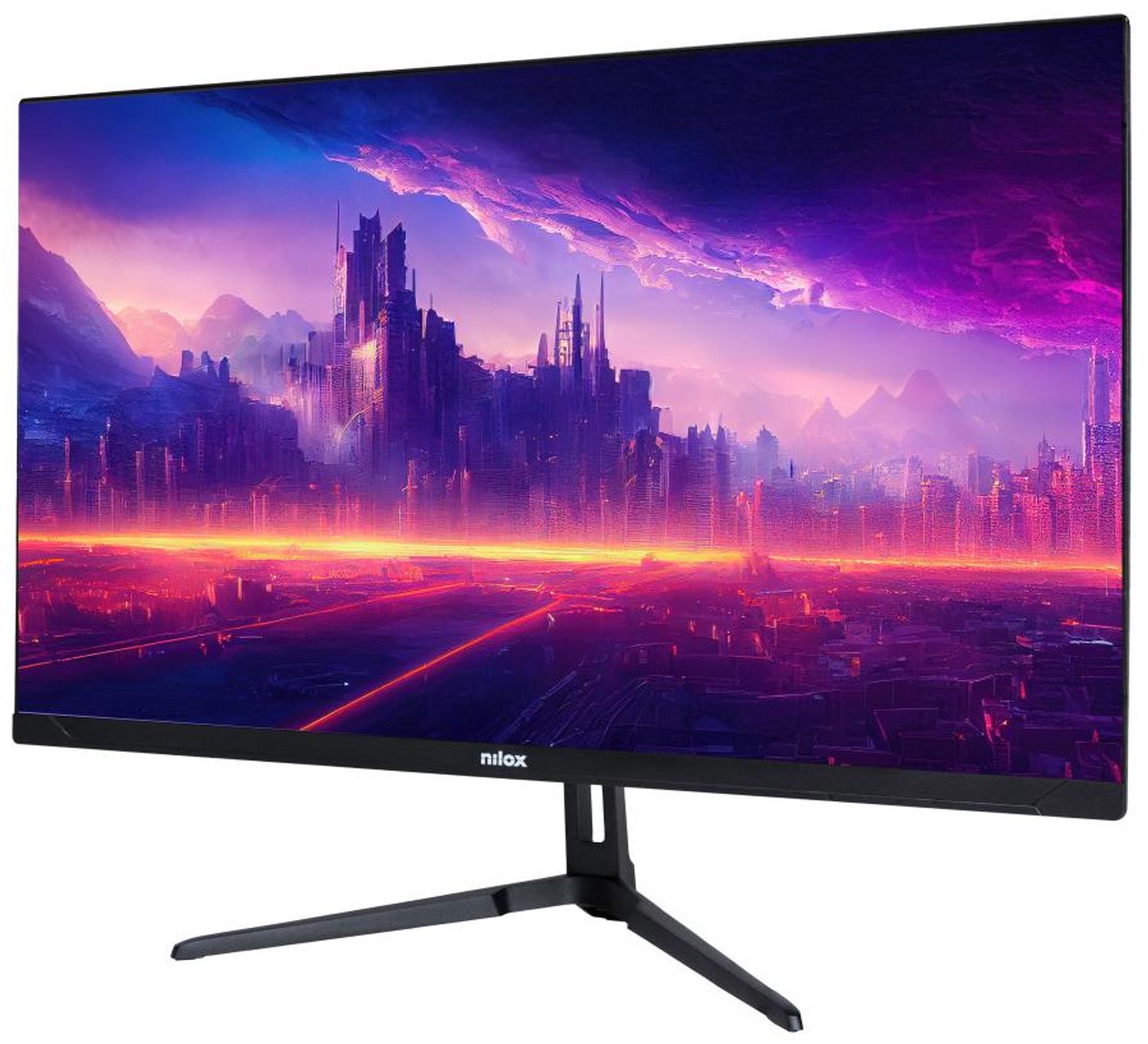 Nilox monitor 27 nxm272kd11 ips 2k 1 6 orig - Nilox NXM272KD11 27" Monitor (zwart)