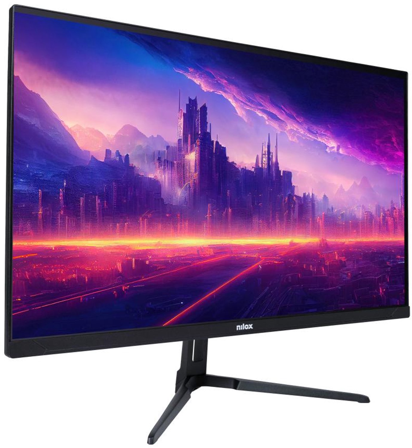 Nilox monitor 27 nxm272kd11 ips 2k 1 7 orig - Nilox NXM272KD11 27" Monitor (zwart)