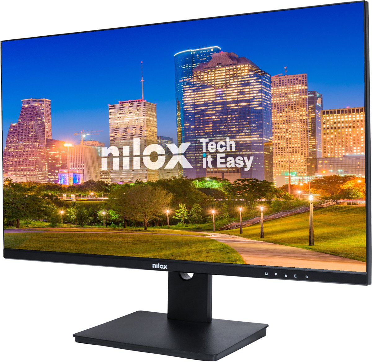 Nilox monitor 27 nxm274kd11 ips 4k 3 3 orig - Nilox NXM274KD11 27" Monitor (zwart)