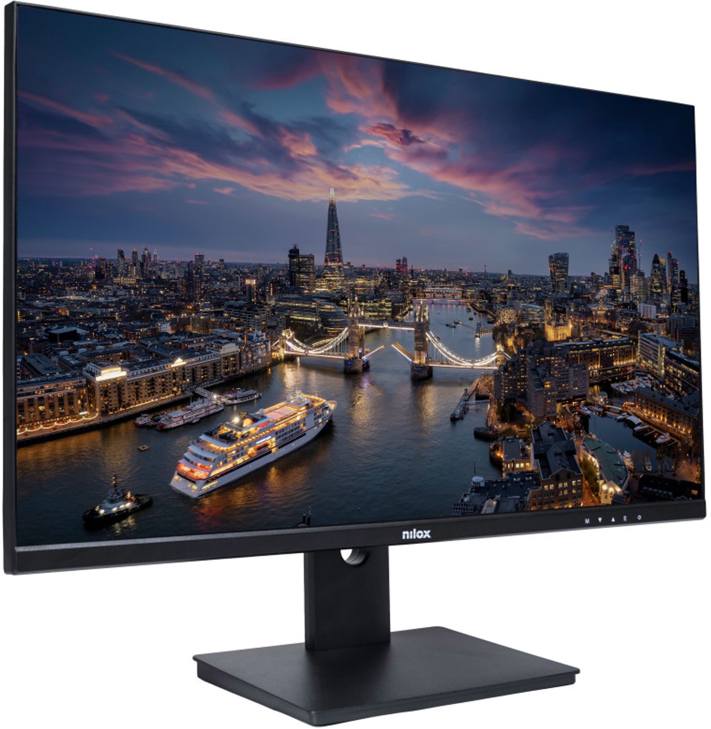 Nilox monitor 27 nxm274kd11 ips 4k 3 5 orig - Nilox NXM274KD11 27" Monitor (zwart)