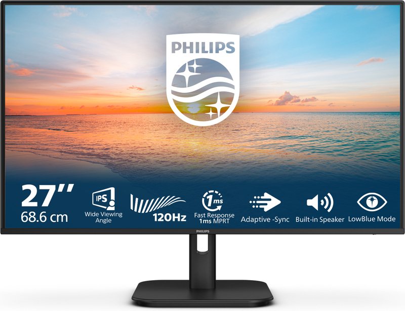 Philips 1000 series 27e1n1200a 00 27 f - Philips 27E1N1200A/00 27" Monitor (Black)