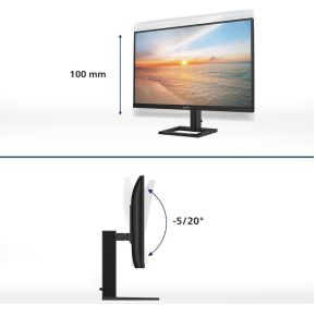 1000 Series 27E1N1900AE/00 USB-C 27" Monitor (Black) - afbeelding 6