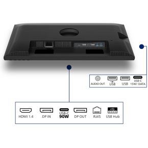 3000 series 24B2U3301D/00 24.1" Monitor (Black) - afbeelding 4