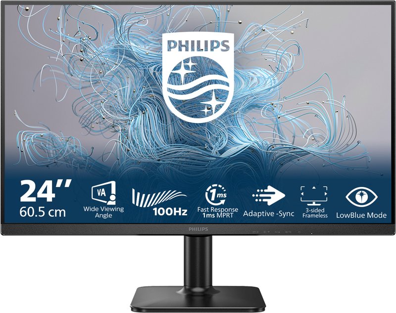 Philips 24e2n1100lb full hd monitor 24 - Philips 1000-serie 24E2N1100LB/00 23.8" Monitor (Black)