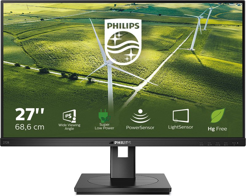 Philips 272b1g 27 inch full hd busines - Philips B-Line 272B1G/00 27" Monitor (zwart)