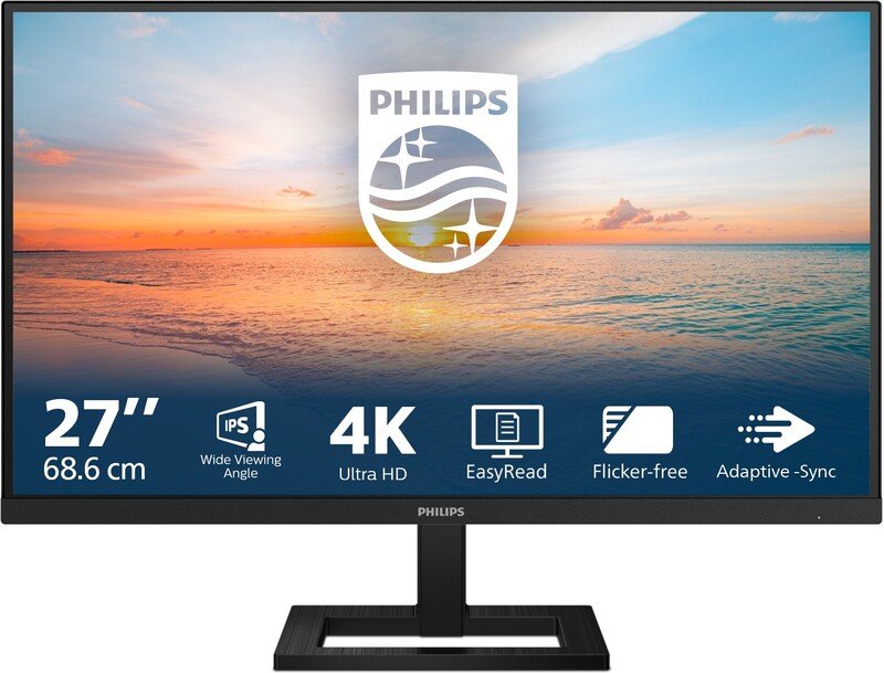 Philips 27e1n1900ae 4k ips monitor usb - Philips 1000 Series 27E1N1900AE/00 USB-C 27" Monitor (Black)