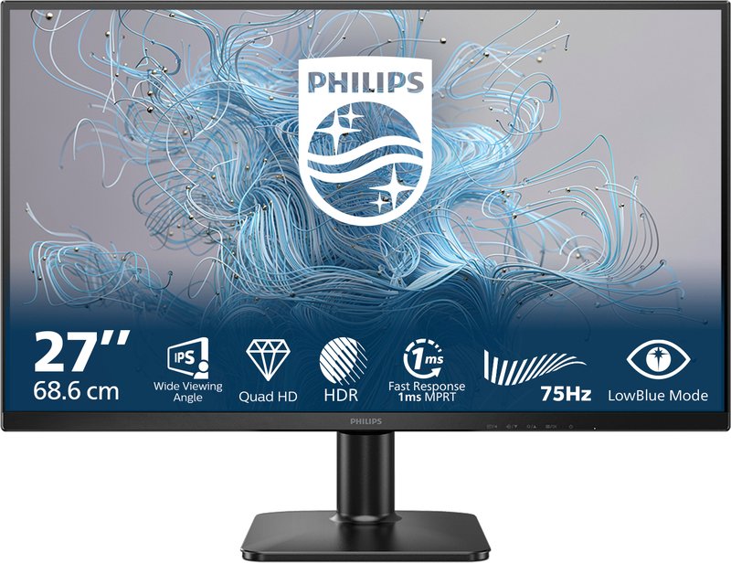 Philips 27e2n1500l qhd ips monitor 75h - Philips 1000 series 27E2N1500L/00 Quad 27" Monitor (Black)