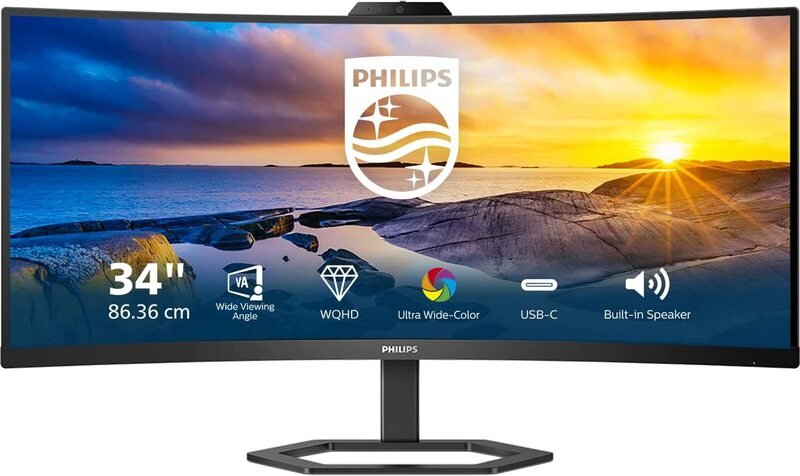 Philips 34e1c5600he 00 lcd monitor - Philips 5000 Series 34E1C5600HE/00 34" Monitor (Black)