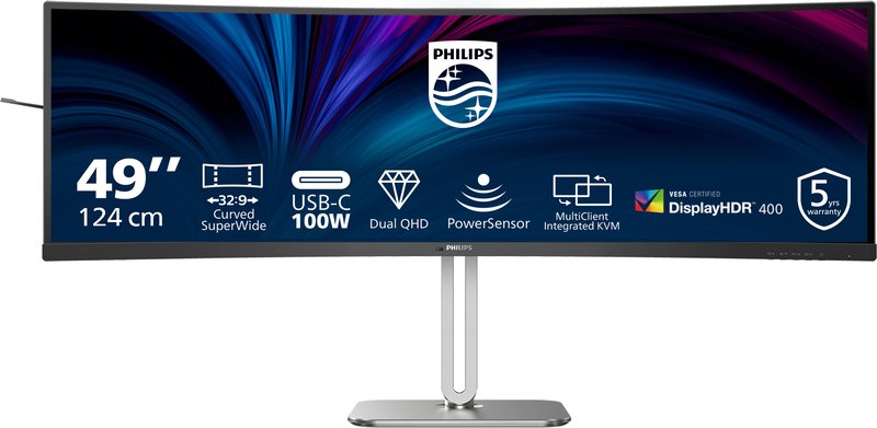 Philips 49b2u5900c monitor - Philips 5000 Series 49B2U5900C/00 Dual Superwide 48.8" Monitor (Black)